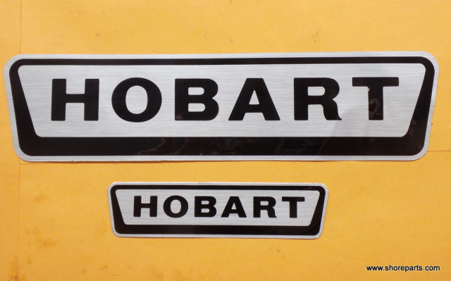 Hobart Model 1612-1712-1812-1912  Logos/Decals Both Side And Front New Models The Small Decal Goes o
