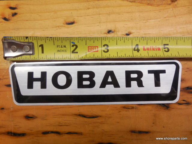 Hobart Slicer 2612-2712-2812-2912 LOGO,LARGE HOBART 00-477739