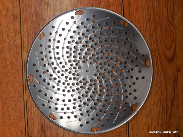 Hobart Vs9 Hard Cheese Grater Plate 00-077049 This Grater Plate Works Fine  for these Items Bread Crumbs, Hard Vegetables, Hard Cheese, Spices, Nuts
