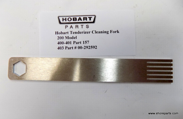 Hobart Tenderizer Knife Cleaning Fork 00-292592 Please do not Use this while Machine is Running