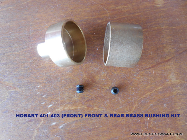 HOBART STEAKMASTER 401-403 TENDERIZER {FRONT} FRONT BRASS BUSHINGS 292102, 292101, & SET SCREWS THEI