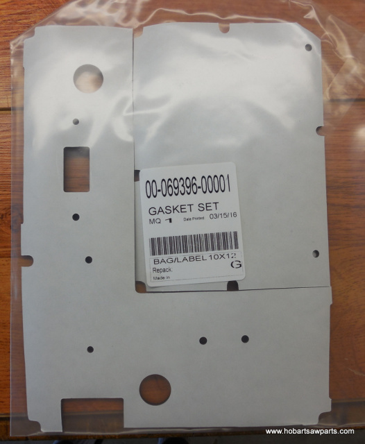 HOBART STEAKMASTER 403 TENDERIZER GASKET KIT 00-069396-00001, THIS GASKET SET WILL FIT ON 403 Series