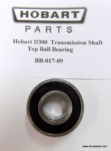 Hobart D300 Transmission Shaft Top Bearing Part # BB-17-09